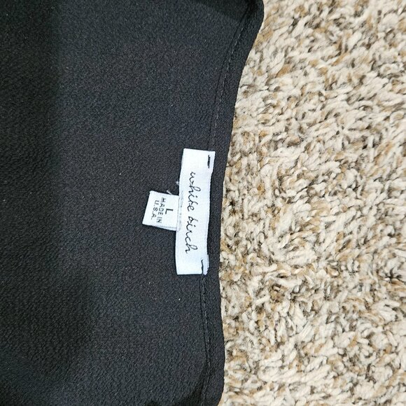 Ladies White Birch Bubble Sleeve Top - L - Picture 7 of 7